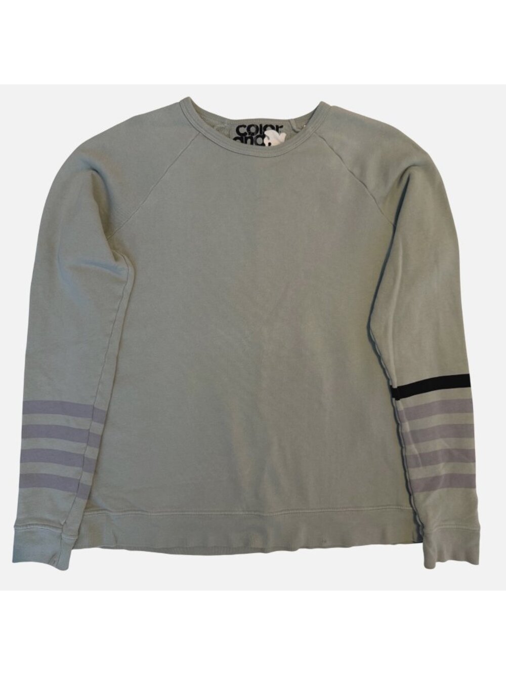 LARGE Free City Color and Sound Green Long Sleeve TShirt Sweatshirt